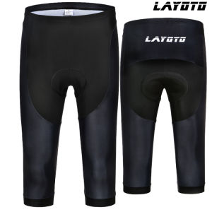 LAYOTO Mens Bicycle Pants Gel Padded Cycling Compression Tights Leggings Outdoor Riding Bike Pants