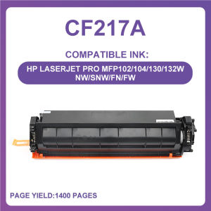 Compatible CF217A 17a toner cartridge for HP LaserJet Pro M102a M102w MFPM130a M130fw M130nw M132a M132fn printer