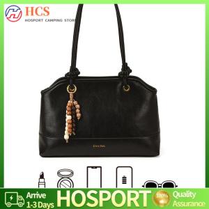 【HCS】 Women PU Tote Handbag Large Capacity Top Handle Bag Solid Color Messenger Purse with Zipper for Travel Shopping Daily Use