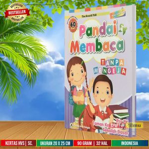 METODE SUPER CEPAT Pandai Membaca Tanpa Mengeja | Pra TK - TK dan SD | Pustaka Anak Bangsa