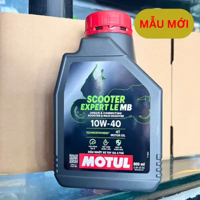 Nhớt Motul Xe Tay Ga Scooter Expert 10w40 800ml+ Nhớt Lap/Nhớt Hộp Số Motul 120ml Chính Hãng Cao Cấp- Cam kết chính hãng