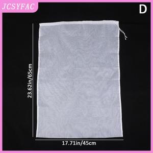 JCSYFAC Soy Milk Filter Bags 100 Mesh Fine Filter Bag Reusable Juice Coffee Soy Milk Drawstring Filter Bags Home Kitchen Food Strainers