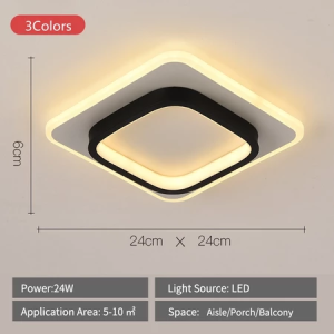 Gecree Ceiling lamp Corridor Light Modern Ceiling Light Led Ceiling Lamp Bedroom Center Light Nordic light