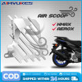 ARM Radiator Cover 6061-T6 Aluminum CNC Heavy-Gauge Airflow Design For Nmax Aerox  V1.V2.V3 Aerox With Bolt【24 hours Delivery】COD. 