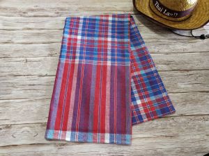 ผ้าขาวม้าฝ้ายหนานุ่มซับน้ำ