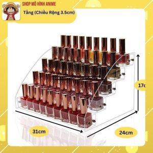 Kệ Mica Trưng Bày Sơn Móng Tay Kệ Đựng Đồ Nail Mi Móng Đựng Đồ Son Môi Nước Hoa Mỹ Phẩm Sắp Xếp Đồ Gọn Gàng