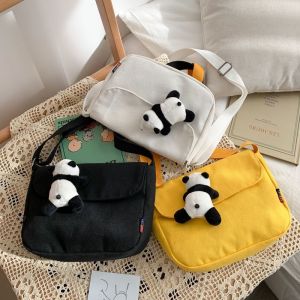 [ SG Ready Stocks ]Cute Panda Crossboday Bag | Canvas shoulder bag