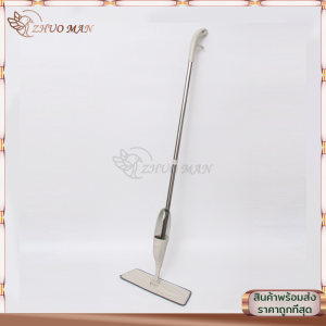 ไม้ม็อบถูพื้น ไม้ถูพื้น Spray Mop มีถังน้ำพ่นสเปรย์ในตัว ไม้ถูพื้น ​ไม้ถูพื้นแบบสเปรย์ ไม้ถูพื้นสเปรย์ หมุนได้ 360 องศา ม้ถูพื้นพ่นน