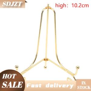 SDJZT Vàng sắt hiển thị đứng Craft Bracket cuốn sách chủ ảnh bệ Bát món ăn khung hình ảnh tấm Giá vẽ lưu trữ trang trí