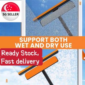 [SG SELLER] 3 In 1 Multifunctional Cleaning Brush Kitchen Bathroom Countertop Floor Windows Disassembly-free Cleaning Window Wiper Artifact Glass Wiper