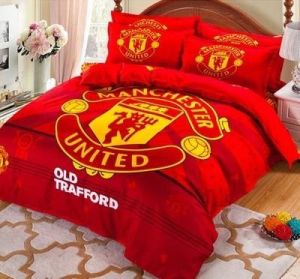 ชุดผ้าปูที่นอนครบชุด 6 ชิ้น รวมผ้านวม ลายลิเวอร์พูล แมนยู  ทีมฟุตบอล ขนาด 3.5 / 5 / 6 ฟุต  ครบเซท มีผ้านวม ปลอกหมอน เก็บเงินปลายทาง