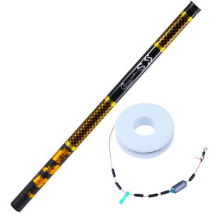 Tongkat Pancing Telescopic Is 2.7M-7.2M Tongkat Pancing Tangan Aliran Sangat Keras Kuat Perjalanan