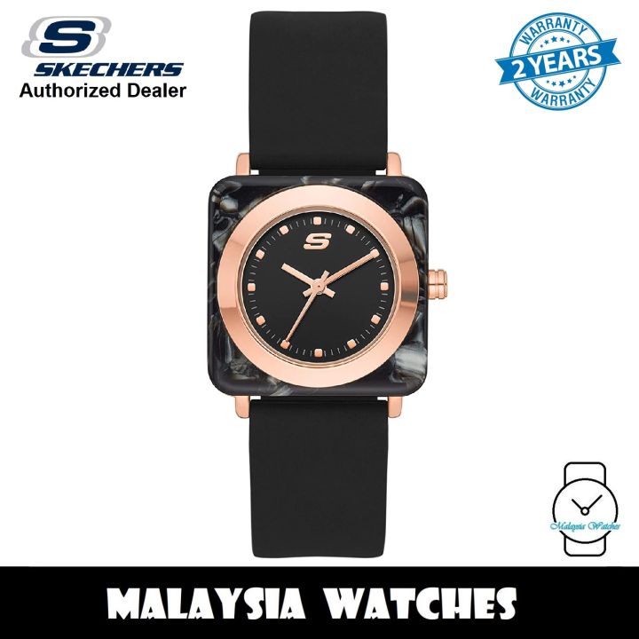 OFFICIAL WARRANTY) Skechers SR6207 Black Dial Rose Gold-Tone  display picture 1