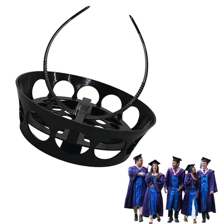 EXTILE Upgrade Grad Cap Headband Insert Don't Change Hair Adjustable ...