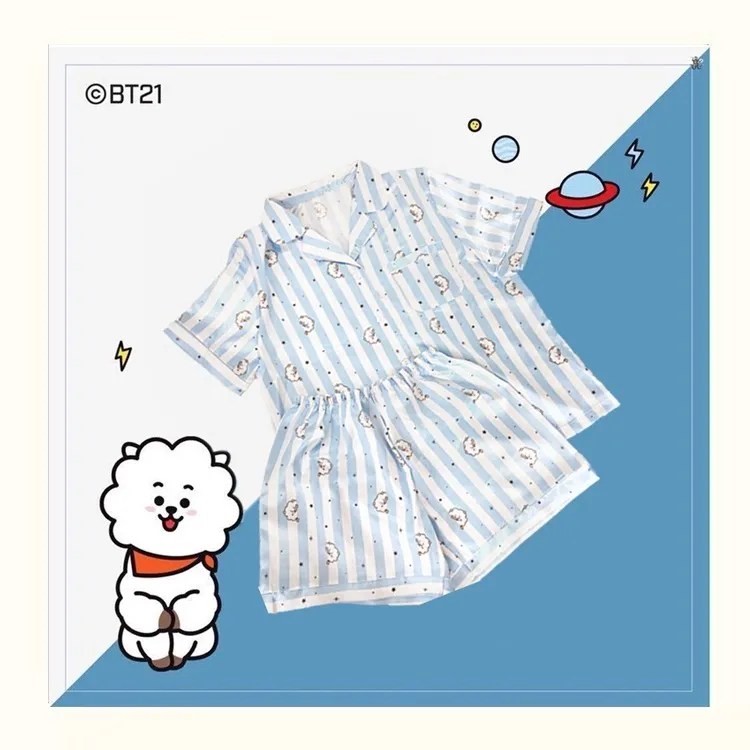 BT21 Sleepwear BTS Sleepwear chimmy/cooky/koya/mang/rj/shooky/tata