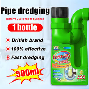 [Take effect quickly in 10 second] 2025 upgrade drain clog remover 500ml Do not damage the pipe clog remover pipe cleaner sink clog remover clog drain remover ubat tandas tersumbat
