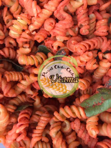 Makaroni Spiral - Makaroni Bantet Pedas - Makanan Ringan Kiloan Surabaya