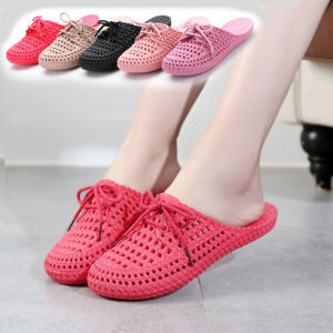 Sandal wanita Sandal Selop Aksen Pita sandal indoor Sandal non-slip slippers uk 36~41