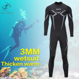 3mm Neoprene Wetsuit thickened warm diving suit for men Perfect For Swimming/Scuba Diving/Snorkeling/Surfing