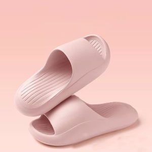 3cm thick-soled air cushion soft womens slippers mens summer slippers simple thick-soled home household couple bathroom bath non-slip womens slippers