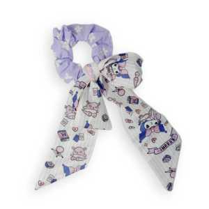 Gratis Semua - Pearl Ribbon Hair Scrunchie / Karet Rambut Karakter Aesthetic