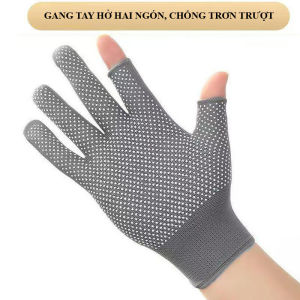 Set 5 đôi Găng tay cụt hở ngón nam nữ – Chống trơn trượt co giãn tốt ôm tay thoải mái – shop anthea