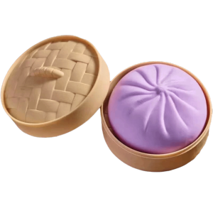 JPTD With Steamer Dumplings Squishy Toy Slow Rising Soft Fidget Squishy Bun Novelty Realistic Dumpling Sensory Toy AdultsKids