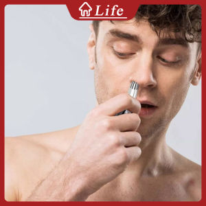 Manual Nose Trimmer for Men/Women Stainless Steel Manual Trimmer for Nose Razor Non-electric Washable Nose Ear Hair Trimmer Manual Nose Hair Trimmer Shaver