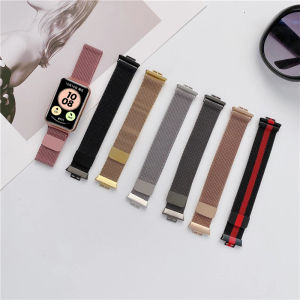 Magnetic band For Huawei Watch Fit New strap Accessories belt Loop stainless steel metal bracelet for huawei watch fit new band