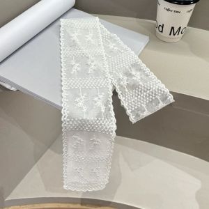 YUNAFIN Ngọt ngào Dây đeo cổ mùa hè Ren Hoa Khăn choàng cổ Thời trang Đa năng Khăn quàng cổ ruy băng Dành cho Nữ