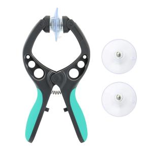 DIYFIX Mobile Phone LCD Screen Opening Pliers Suction Cup - Repair Tool for iPhone, iPad, Samsung - Ergonomic Design with 2 Spare Suction Cups, Spring Handle