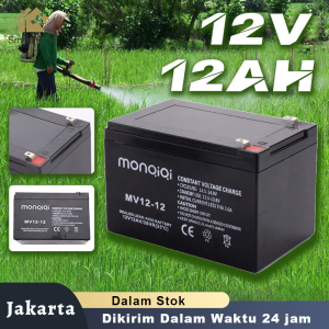 BATTERY 12V12AH MSA HITAM ( BERGARANSI aki baterai batre accu sprayer elektrik 12v 12ah UPS )/Aki Kering Sprayer Elektrik Baterai Alat Semprot Hama