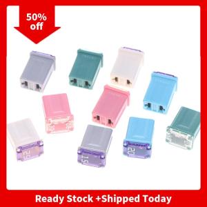 🔥🔥🔥pheebss 2ชิ้นฟิวส์ไมโครคาร์ทริดจ์ฟิวส์ทรงสี่เหลี่ยมขนาดเล็กฟิวส์รถยนต์ฟิวส์รถ J 15A 20A 25A 40A 30A