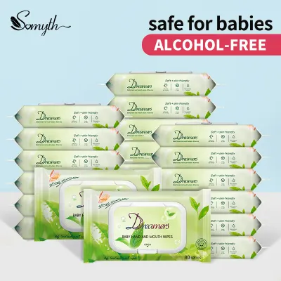 20PCS NEW DREAMERS BABY WIPES CONVENIENT AND AFFORDABLE WIPES.