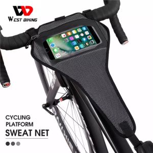 WEST BIKING Bicycle Sweatband & Phone Holder: The Ultimate Cycling Companion