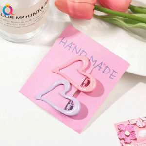 Kẹp Tóc Kim Loại Hình Trái Tim – Dễ Thương Ngọt Ngào Hết Nấc 💖🌈