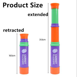 Oldlaiben Kids Telescope Toy 8x Focused Telescopic Handheld Outdoor Hiking Camping Telescope Christmas Gift