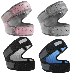 Patella Knee Strap Shock Absorption for Basketball Cycling Hiking Breathable Patella Knee Support for Women Men