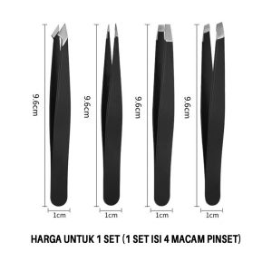 Pinset set serbaguna ujung rucing lancip miring pencabut bulu alis ketiak ketek uban bulu kaki & tangan bulu mata bulu halus di wajah