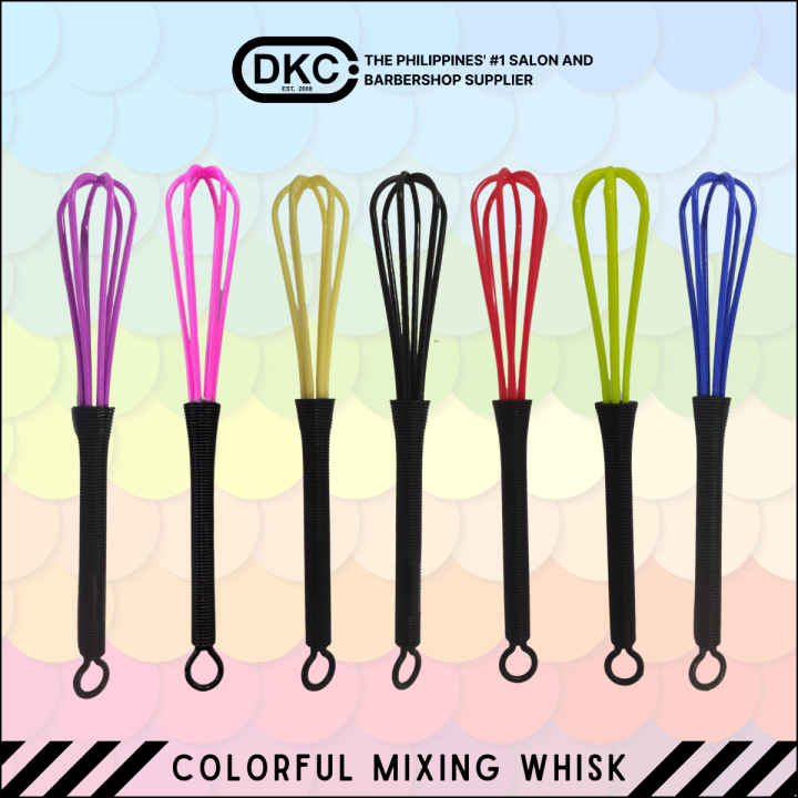 DKC Colorful Hair Coloring Whisk Mixer for Dyeing, Balayage, Highlights ...