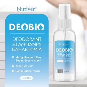 NUTIVER Tawas Spray Deodorant Tawas Cair Penghilang Bau Badan Alami Sangat Efektif Tahan Hingga 24jam