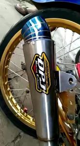 knalpot DPJ for Vixion/mx/mx king/Fu/cb/gl/mp/verza dll suara NGKER-NGKER helikopter terlaris dan termurah