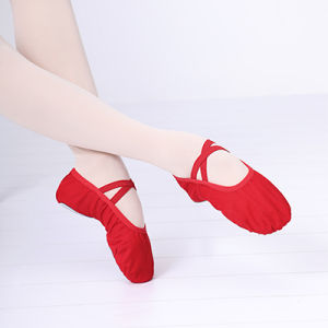Ballet shoes Soft sole Elastic band Ballet Dance shoes Slippers Canvas Children Practise Ballerina Shoes Dance Shoes