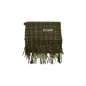 ERYRG Korean Style Wool Tassel Scarf Thickened Windproof Winter Cashmere Scarf Elegant Warm Women Plaid Shawl Female