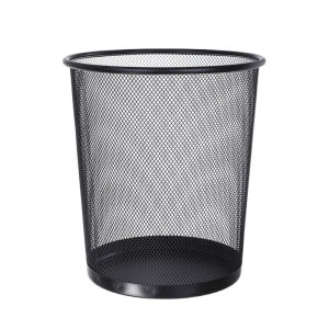 Wire Trash Can Metal Wastebasket Round Trash Can Bedroom Hotel Office Coffee Kitchen Table Trash Can Mesh Round Trash Cans