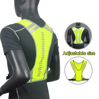 Reflectorized Vest For Motorcycle Reflective Vest Running Safety Vest Jogging COD