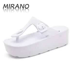 Mirano 8256-1 - Sandal đế cao nữ sandal thời trang thiết kế đơn giản và thoải mái sandal mềm mại và bền sandal mùa hè cổ điển.