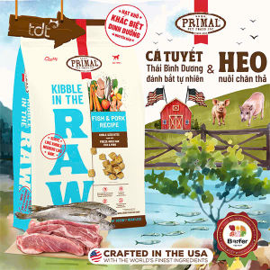 Primal kibble in the Raw Thức ăn chó cao cấp sản xuất tại Mỹ (túi 680g)