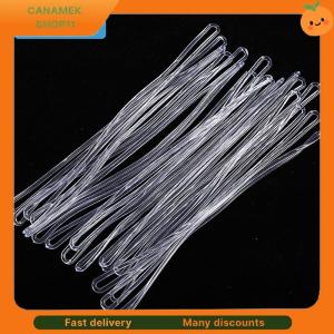 ❣️❣️❣️ 50pcs Travel Tags Plastic Bag Loops Transparent Luggage ID Label Strap Holder Lanyard Portable Travel Accessories