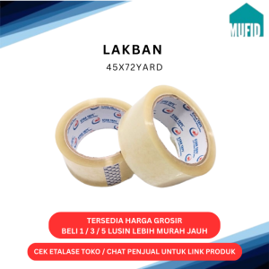 Lakban Bening 45mm x 90 Yard
